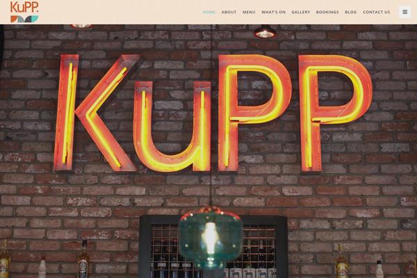 BERG theme site design template sample