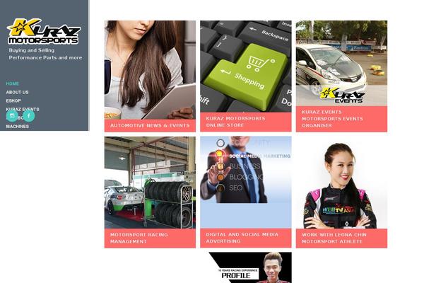 Tiles theme site design template sample