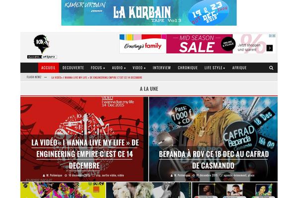 Valenti theme site design template sample
