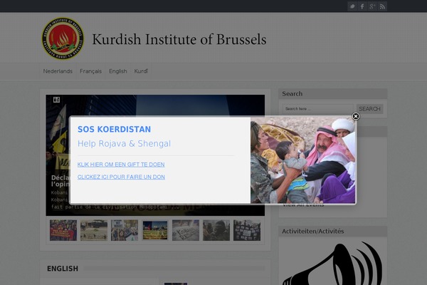 kurdishinstitute.be site used Gdnws