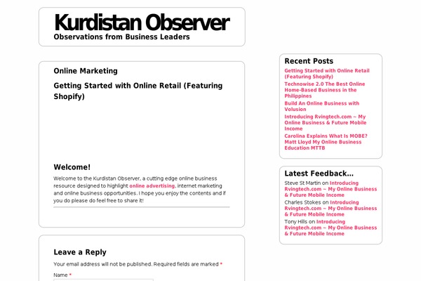 Site using AR Simple Social Share plugin