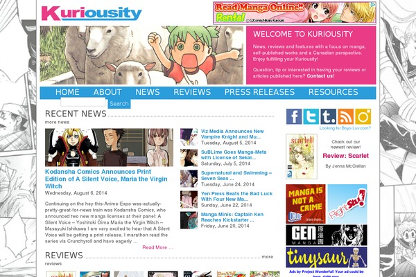 Site using WordPress Thumbnail Slider plugin