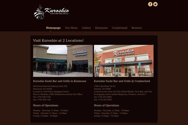 Dine & Drink theme site design template sample
