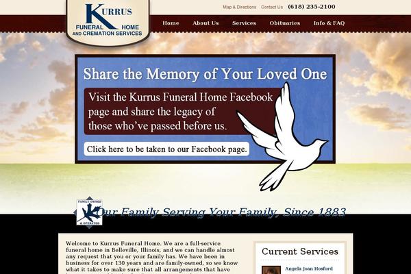 Site using WP FuneralPress plugin