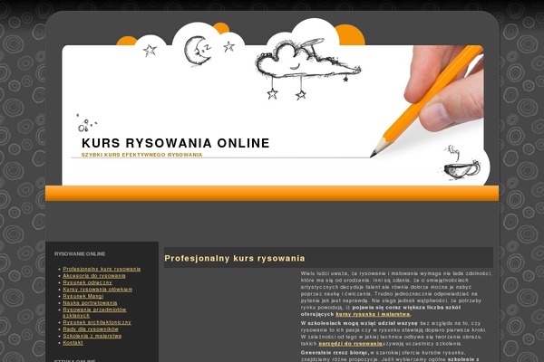 kurs-rysunku.net.pl site used Pencil
