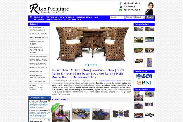 Wptoko theme site design template sample