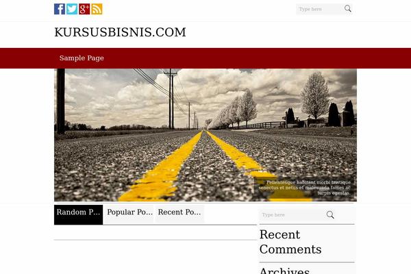 Best-magazine theme site design template sample