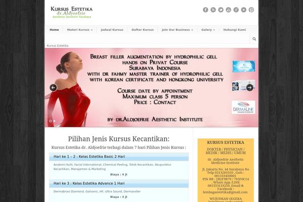 Modernize theme site design template sample