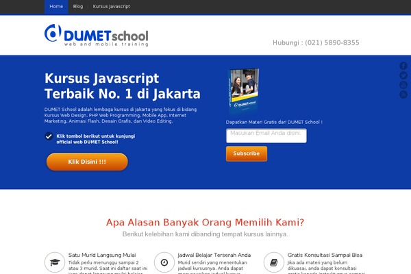 JustLanded theme site design template sample