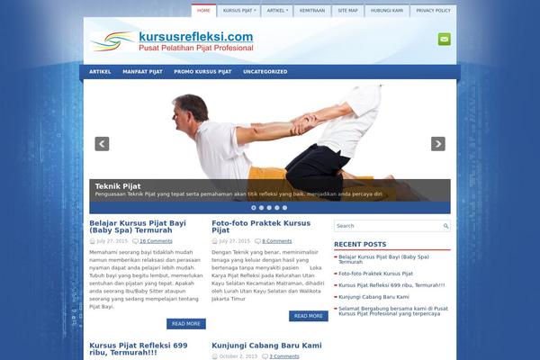 Learner theme site design template sample