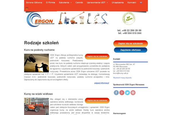 MesoColumn theme site design template sample