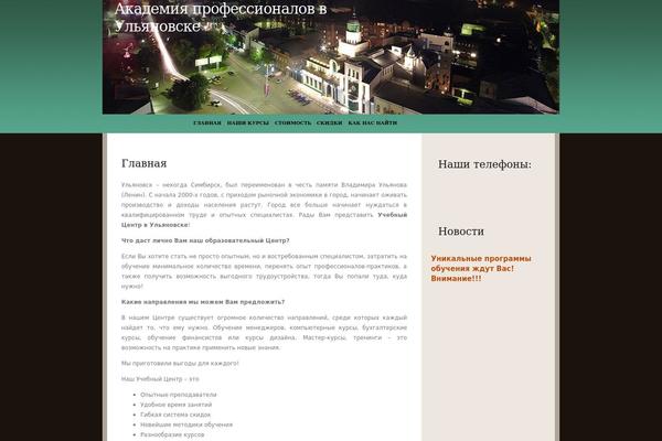 New theme site design template sample