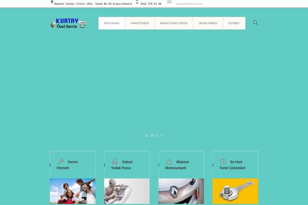 Garage theme site design template sample