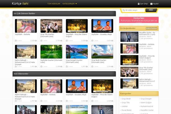 kurtceilahi.com site used Vidyomax