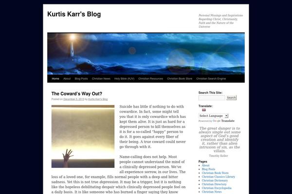 Site using Faithlife News Widget plugin