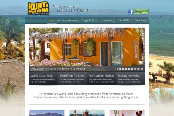 Cold theme site design template sample