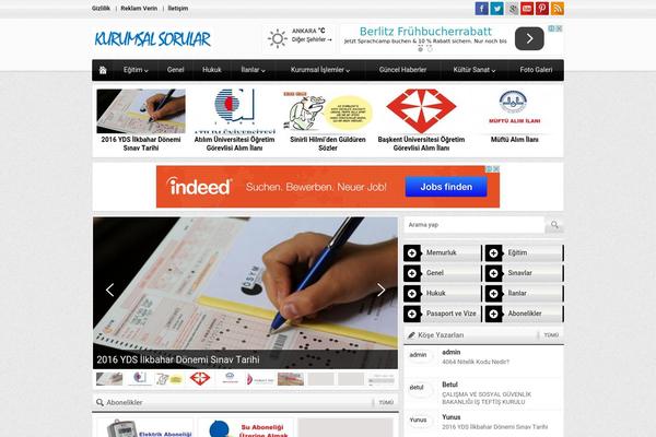 Webportal v2 theme site design template sample