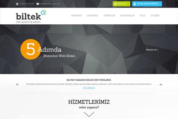Sento theme site design template sample