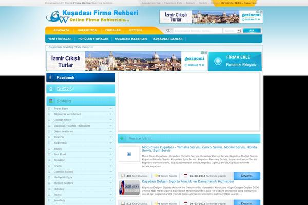 Firma theme site design template sample