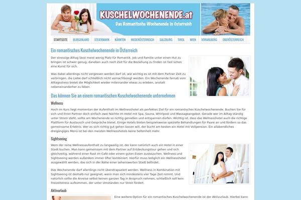 Lifestyle theme site design template sample