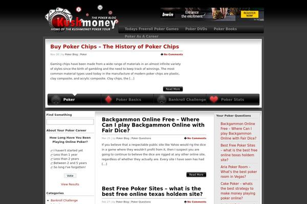 Spades theme site design template sample