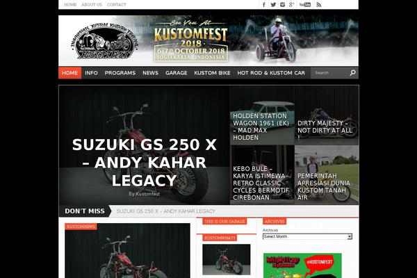 Site using drop in image slideshow gallery plugin