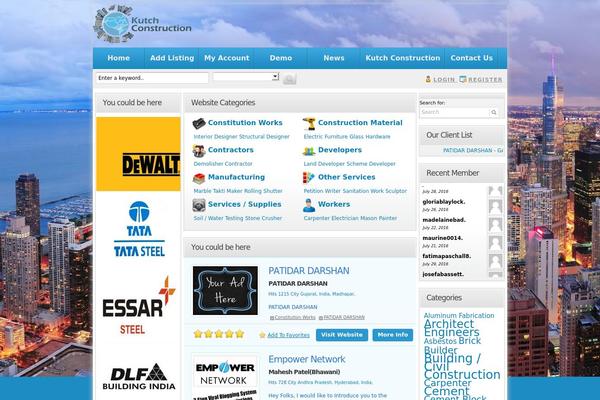 Site using Ajaxy Live Search plugin