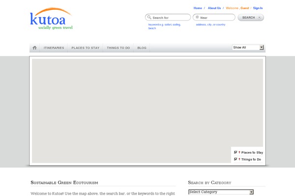 Geo Places v3 theme site design template sample
