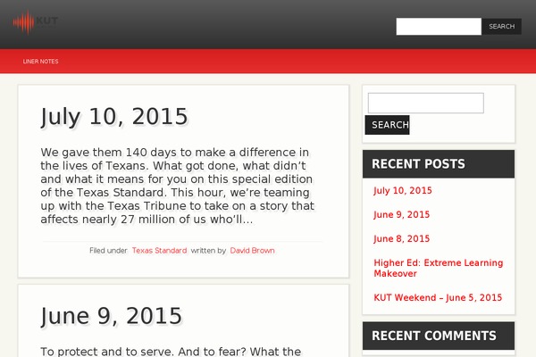 kutpodcasts.org site used Corpocrat