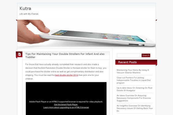 BlogoLife theme site design template sample