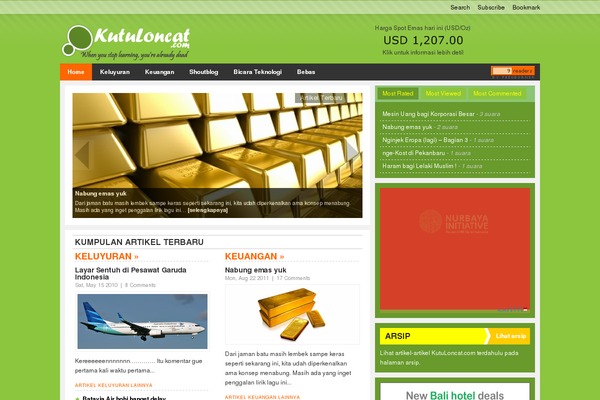 Site using Dynamic Content Gallery plugin