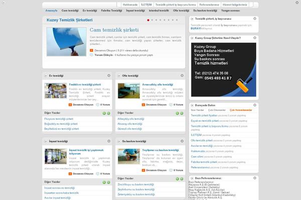 kuzey-group.com site used Comfy-magazine-turkce