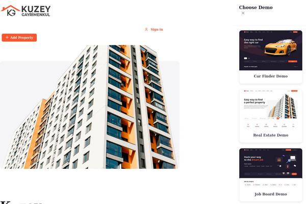 Site using Hivepress plugin