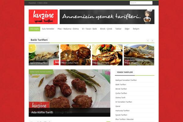 Journal theme site design template sample