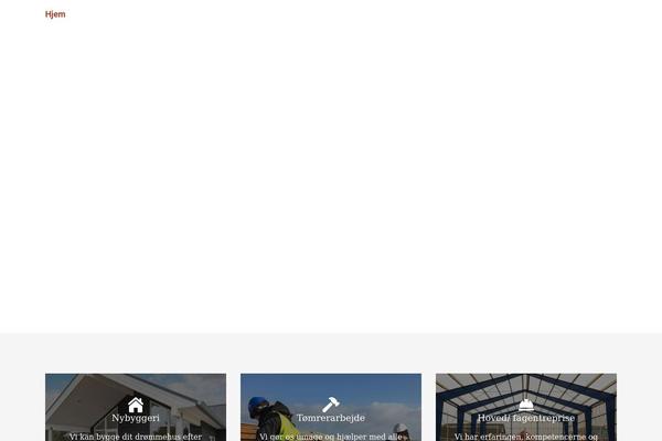 The7 Child theme site design template sample