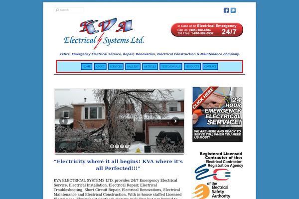 Elemin theme site design template sample