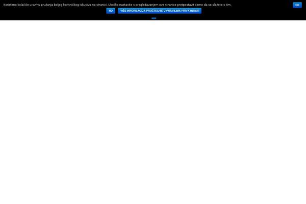 Site using MailChimp Top Bar plugin