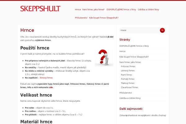 Radius theme site design template sample