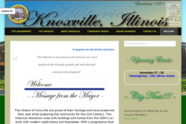 Site using Information Reel plugin