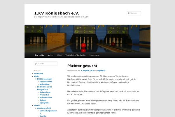 Twenty Eleven theme site design template sample