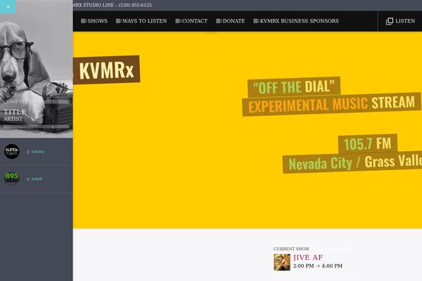 Onair2 theme site design template sample