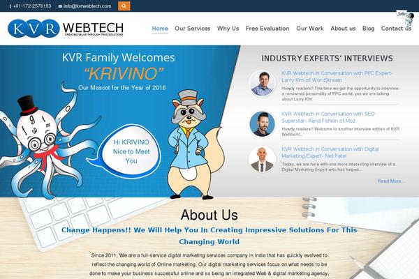kvrwebtech.com site used Kvrwebtech