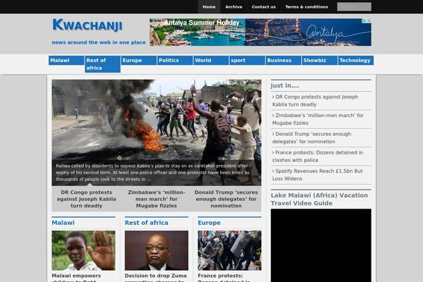 Site using FP News Ticker plugin