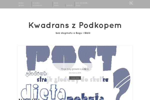kwadranszpodkopem.com site used Cleanblog-pro