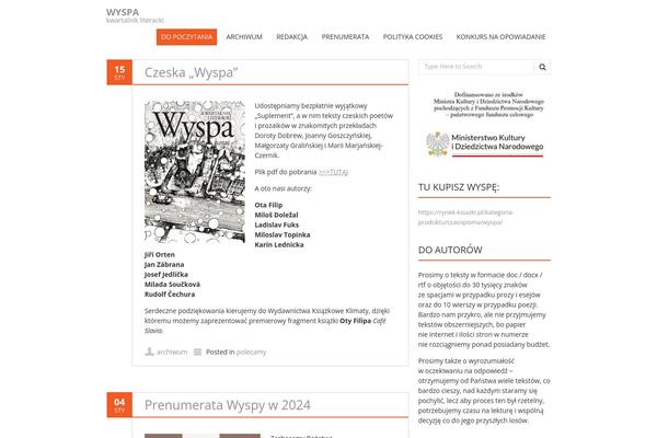 kwartalnikwyspa.pl site used Fruitful