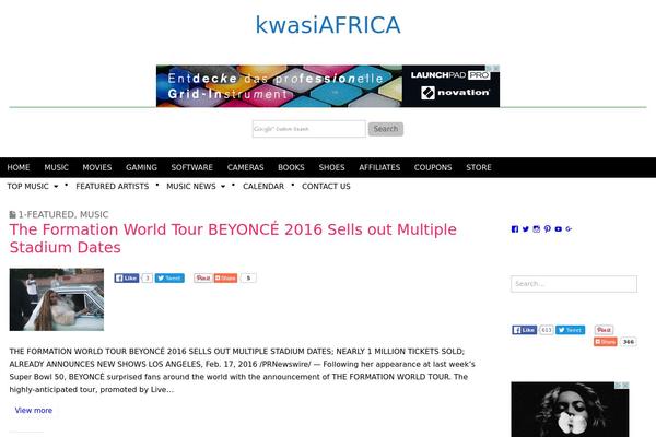 Magazine Premium theme site design template sample