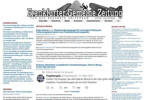 Site using Sendit Newsletter plugin