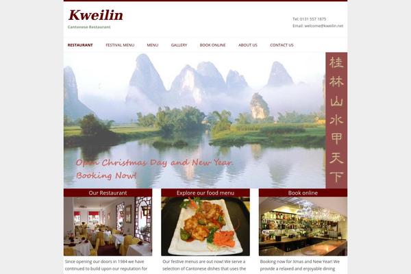 Restaurant theme site design template sample