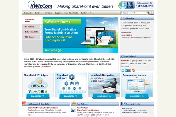 Site using Leadin plugin