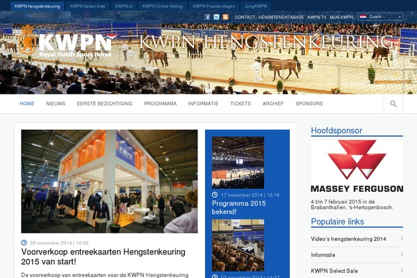 kwpn-hengstenkeuring.nl site used Kwpn